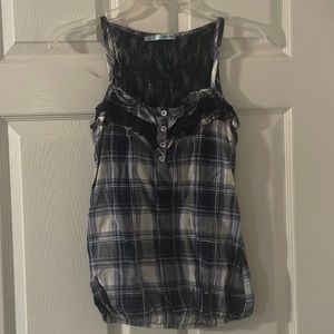 Maurice’s Plaid Sleeveless Blouse 5/$18 Sale